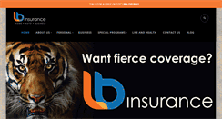 Desktop Screenshot of lbinsurance.com